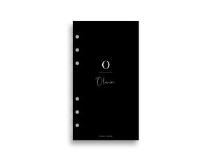 Personalised Planner Dashboard | Simplicity 3 | Ebony Black