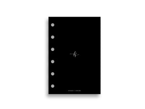 Personalised Planner Dashboard | Simplicity 4 | Ebony Black