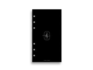 Personalised Planner Dashboard | Simplicity 6 | Ebony Black