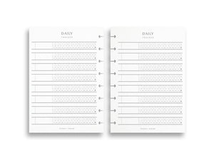 Printed Daily Habit Tracker Pages | Planner Pages | A5