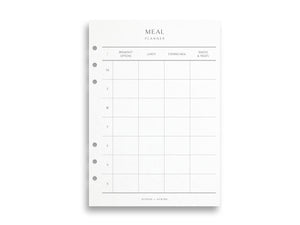 Printed Meal Planner Pages | Planner Pages | A5