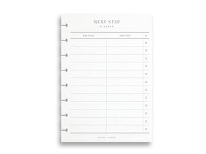 Printed Next Step Pages | Planner Pages | A5