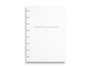 Rumi Quote | Motivational Planner Dashboard/Print | Vellum | A5