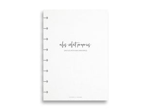 She Flies With Her Own Wings | Latin Motivational Planner Dashboard/Print | Vellum | A5