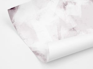 10x Gift Wrap Sheets - Rolled | Abstract Ice | Pink