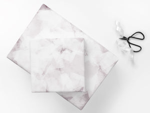 Gift Wrap Sheet - Folded | Abstract Ice | Pink