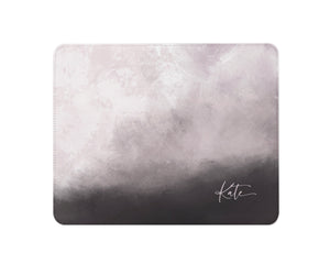 Personalised Mouse Mat | Stormclouds Abstract | Script Name | Mauve